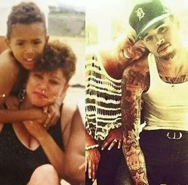 Chris Brown Wishes Mum A Happy Birthday With Lovely Throwback Photo
